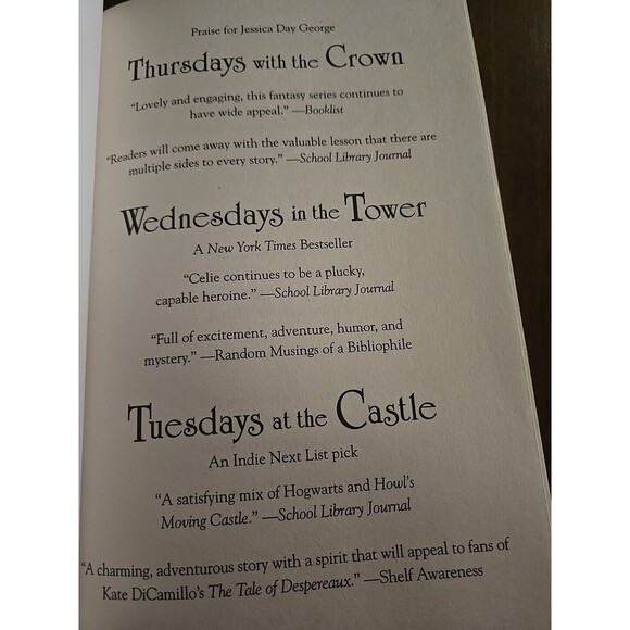 Thursdays with the Crown by Jessica Day George (2016, Trade Paperback) - Picture 4 of 4